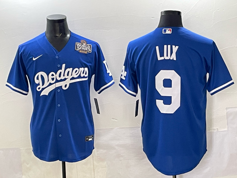 Men Los Angeles Dodgers #9 Lux blue Nike NFL 2025 jersey 006